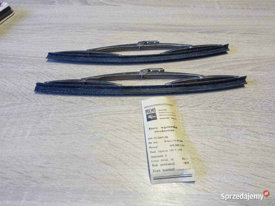 Fabrycznie nowe wycieraczki do samochodu Syrena Ostrołęka