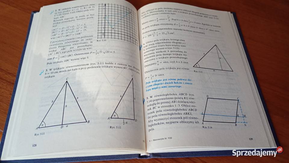 Matematyka 8 podręcznik klasy ósmej szkoły Gdańsk sprzedam