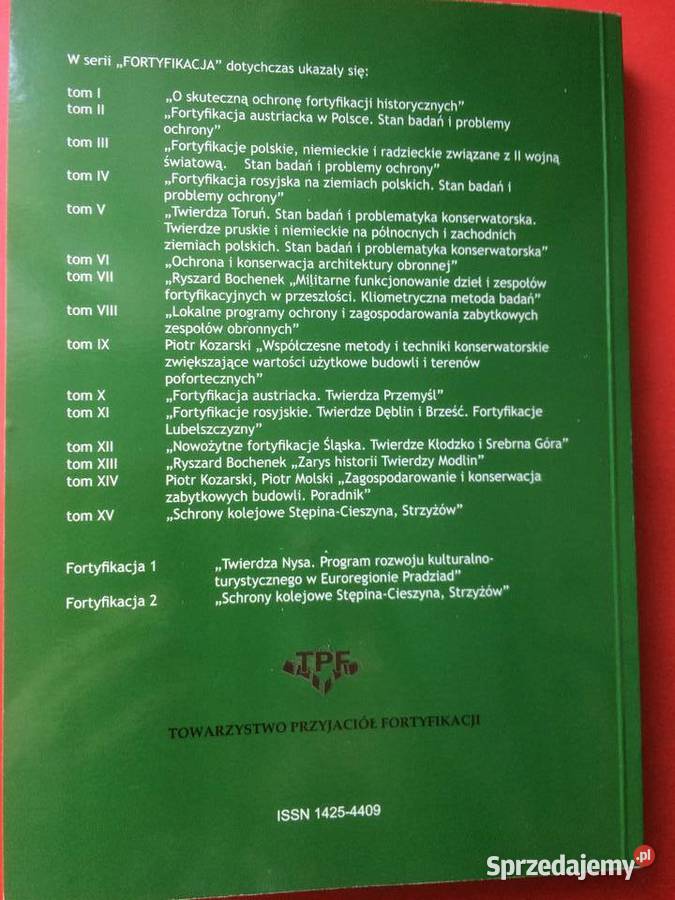 3228 Fortyfikacje Europejskim Dziedzictwem zachodniopomorskie Szczecin sprzedam