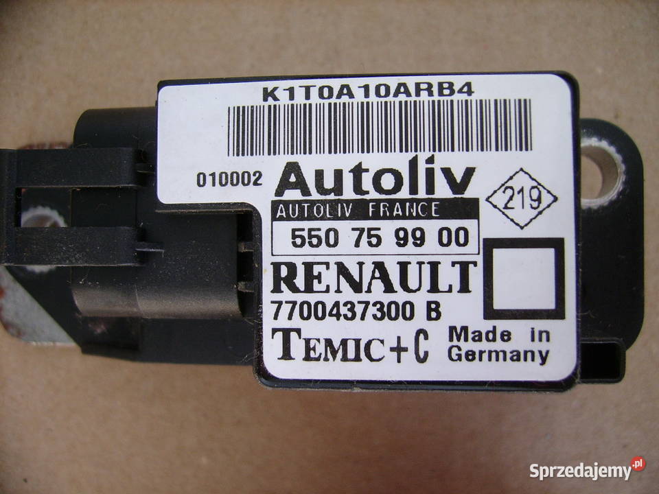 Czujnik sensor uderzeniowy RENAULT MEGANE I osobowe Radom