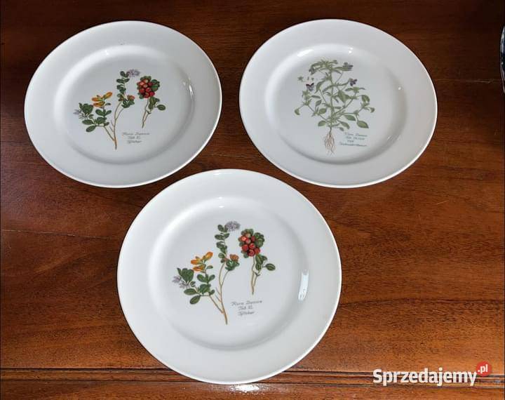 Talerzyk Flora Danica Lise Porcelain 1980 Gdańsk