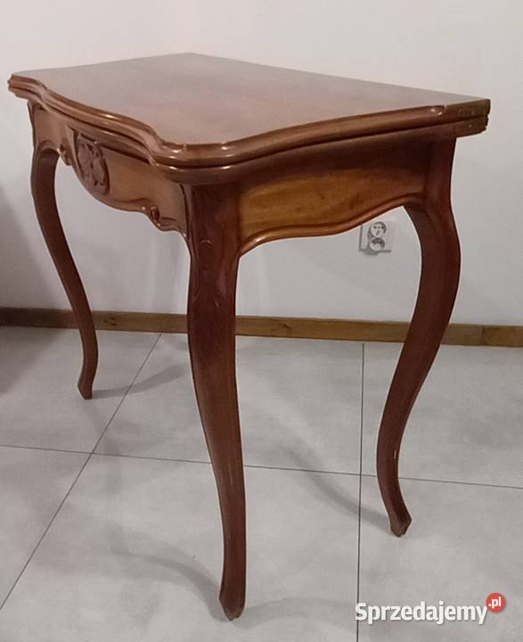 Stolik karciany konsolka Ludwik Filip Wrocław