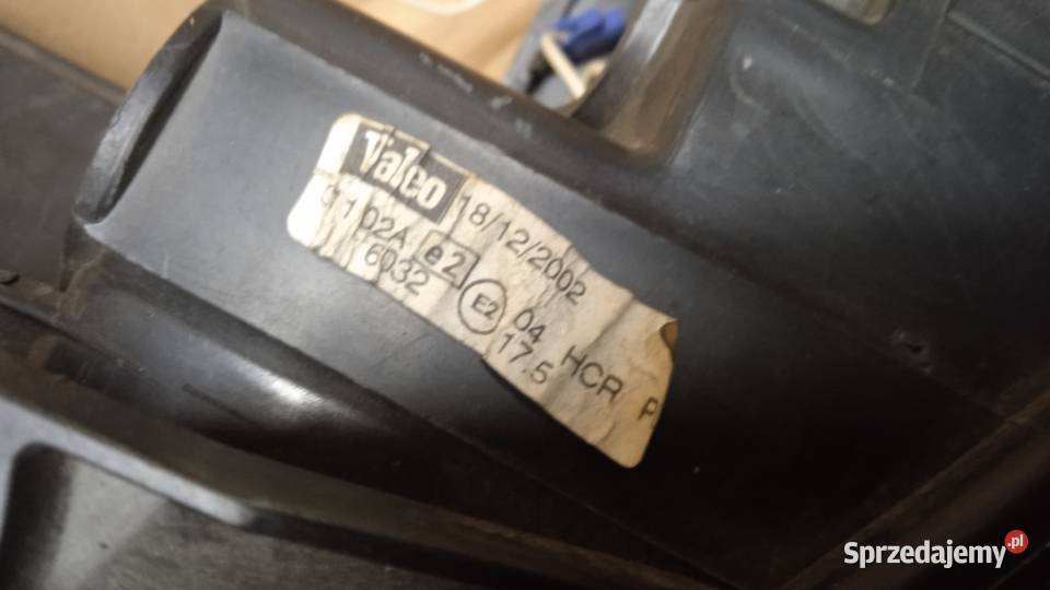 PEUGEOT 406 LAMPA PRZÓD PRAWY EU osobowe Zbierkowo