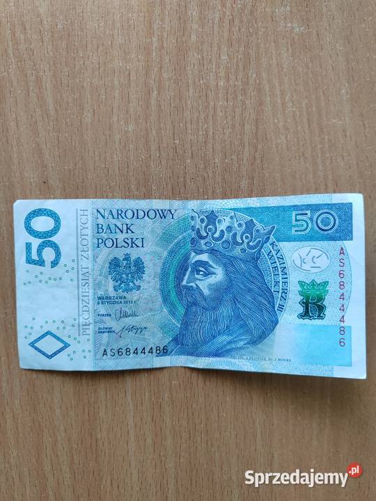 Banknot radar 50 Namysłów