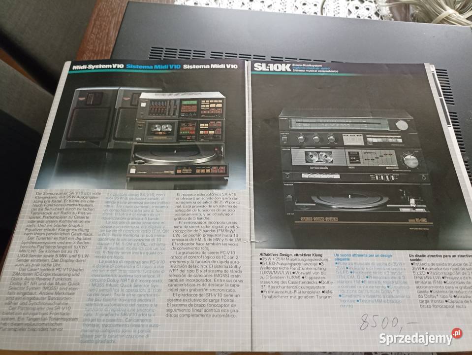Prospekt Japońskiej marki Toshiba z 85 Oświęcim