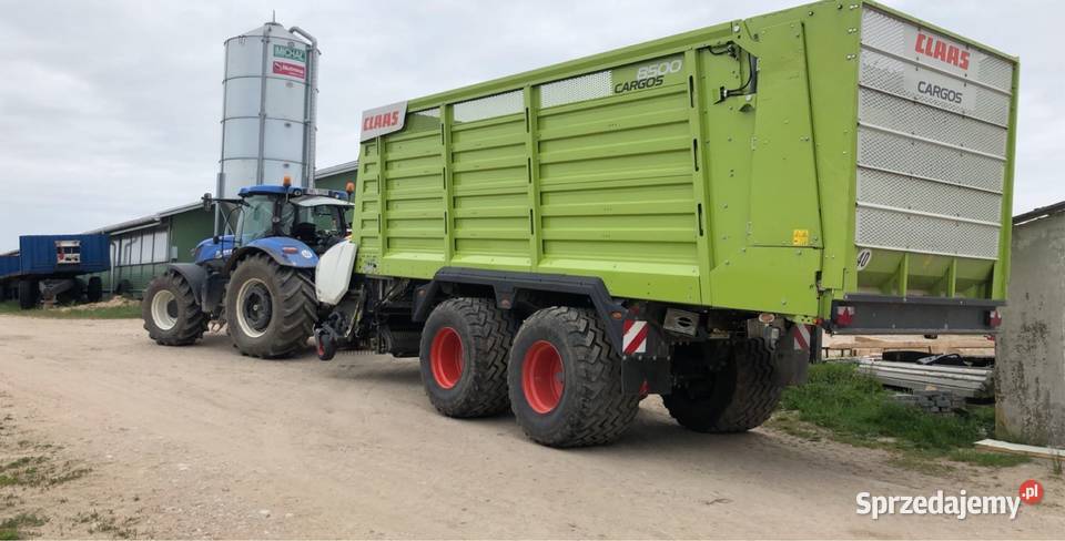 Usługa zbioru traw Nową przyczepą CLAAS CARGOS Stawiski