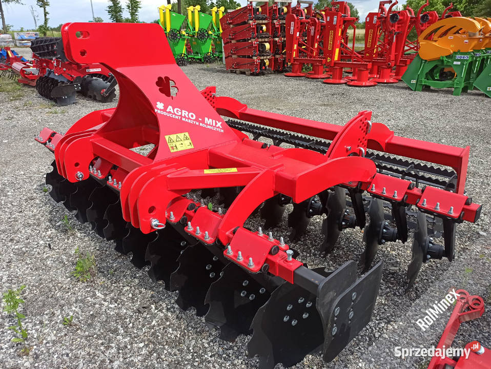 talerze fi 560mm Ciężka Brona talerzowa AGROMIX mazowieckie Węgrów