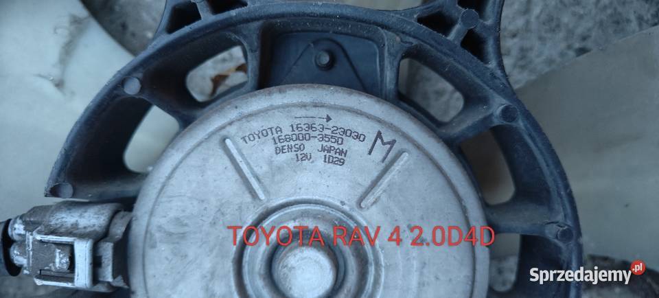 TOYOTA RAV 4 20D4D WENTYLATORY WIATRAKI Siechnice