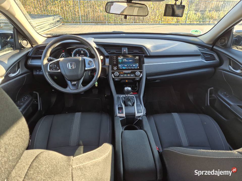 Honda Civic X 20 2019 LPG BRC sedan lubuskie Zielona Góra