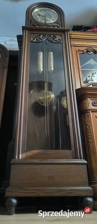 Zegar stojący HAWINA śliczna ciemna Kwaczała