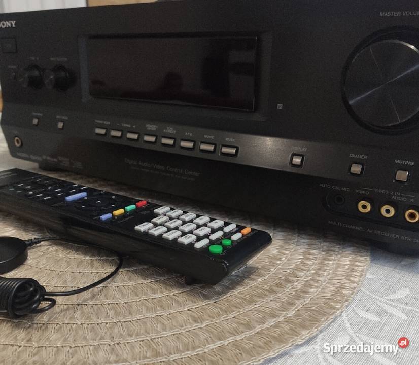 Sony STR DH810 71Pilot mikrofon kalibracyjny Amplitunery łódzkie