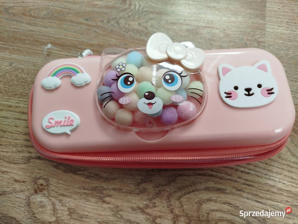 Astra Eva 3D Kitty Pink Piórnik szkolny piankowy Świebodzice