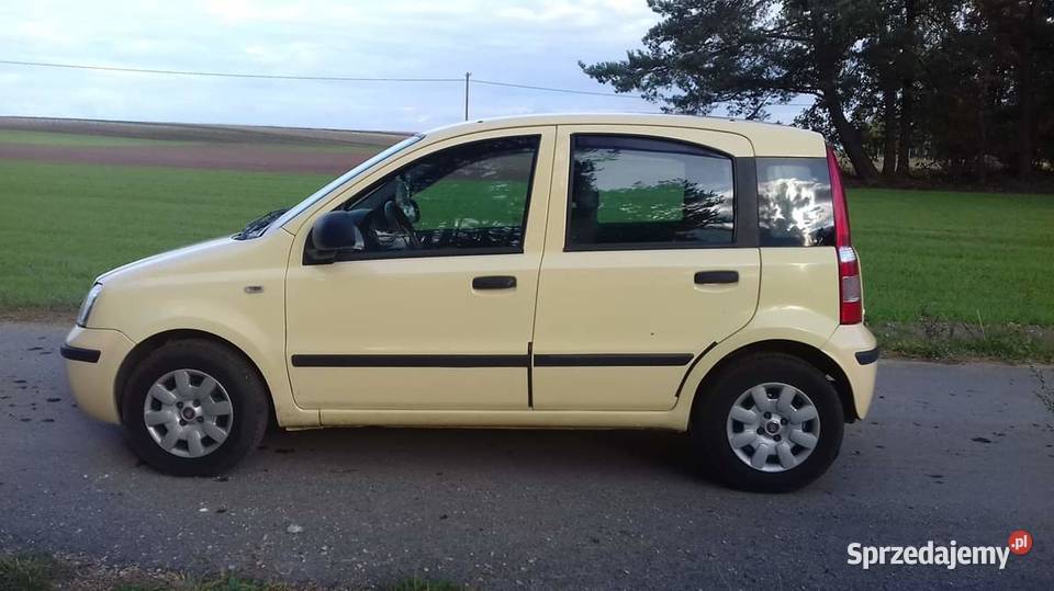 Fiat Panda LPGKlimaCity żółty Koniecpol