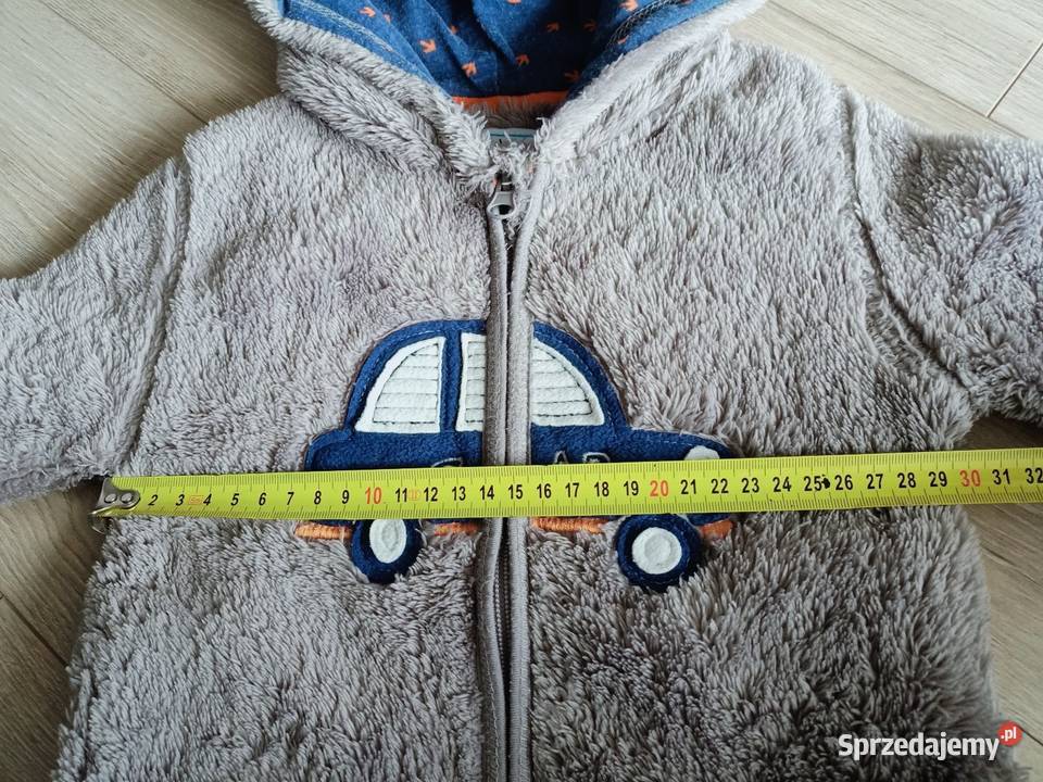 Bluza kurtka chłopięca polarowa ciepła szara 92 Płock sprzedam