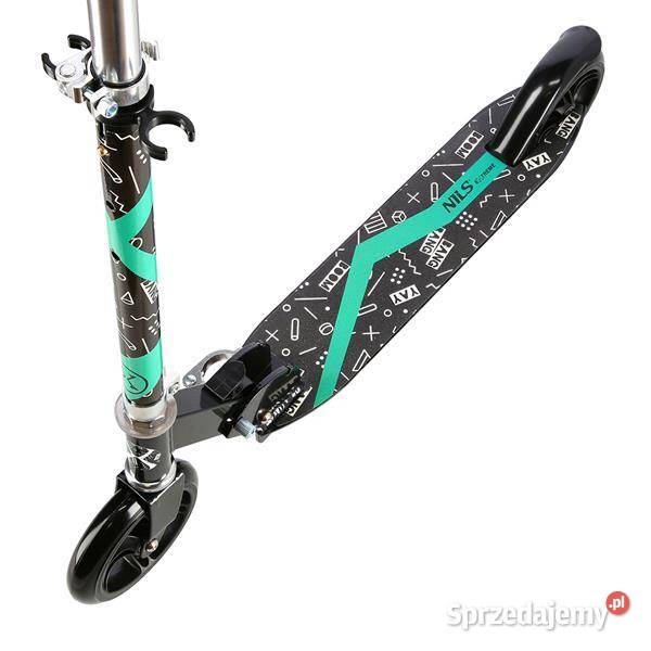 Hulajnoga Nils Extreme HD045 czarno zielona Dębica
