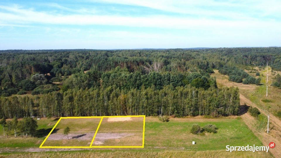 sprzedaży działki Daleszyce 1251m2 szambo