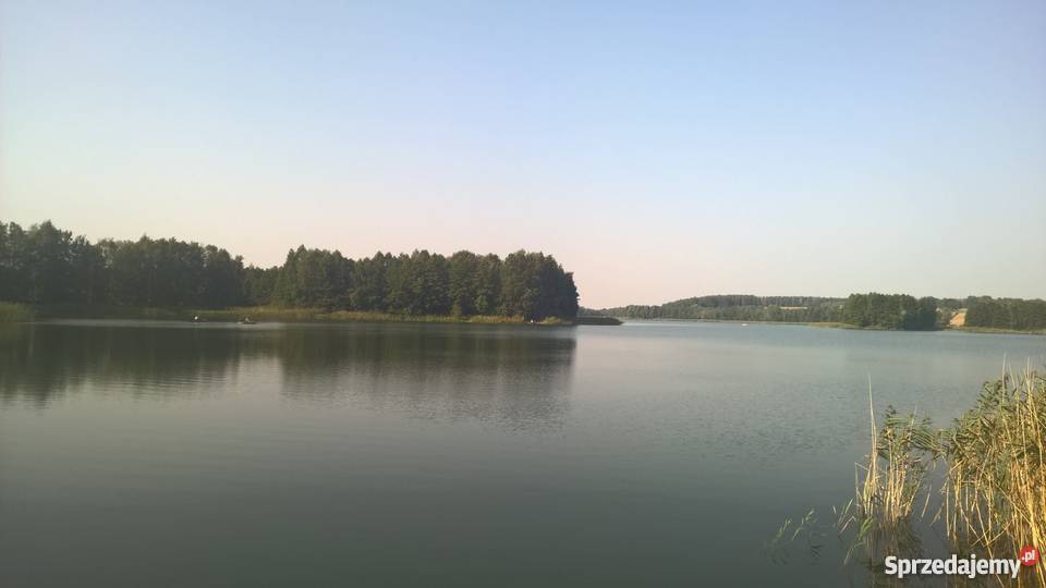 Działka z linią brzegową 1800 m2 prąd Słup