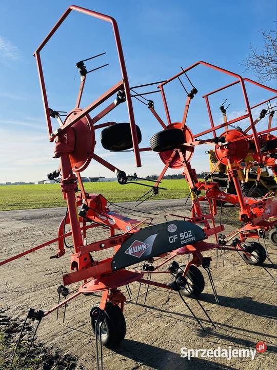 Przetrząsarka Kuhn gf 502 Digidrive pająk Chwałkowo