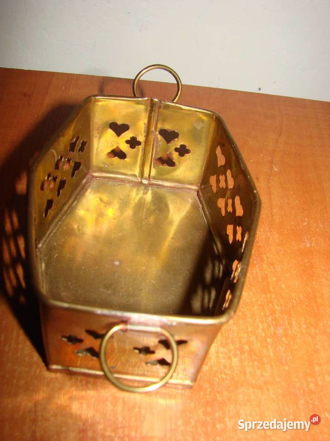 mały mosiężny koszyk Pruszcz Gdański