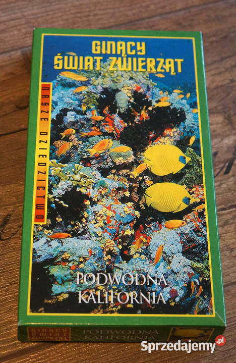 Ginący Świat Zwierząt Podwodna Kalifornia VHS Kielce