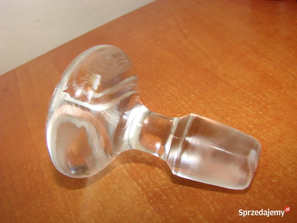 szklany korek karafki pomorskie Pruszcz Gdański