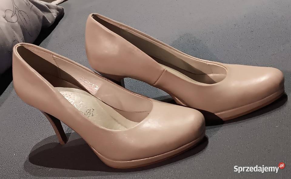 Szpilki na platformie MDaszyński skóra ekologiczna Opole