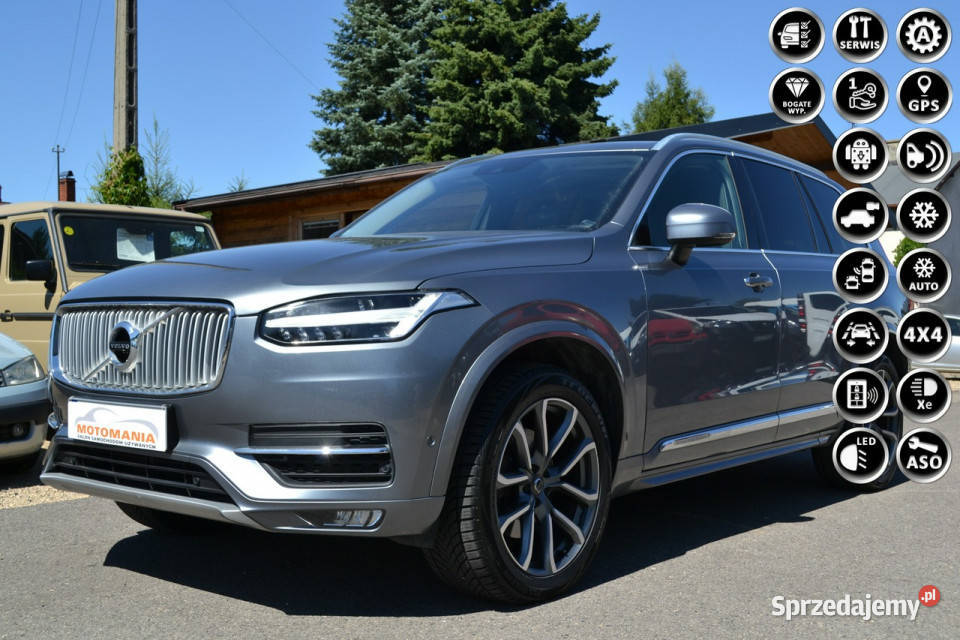 Volvo XC 90 Piękne VOLVO XC90 20D 235Koni 4x4 czujnik zmierzchu XC 90