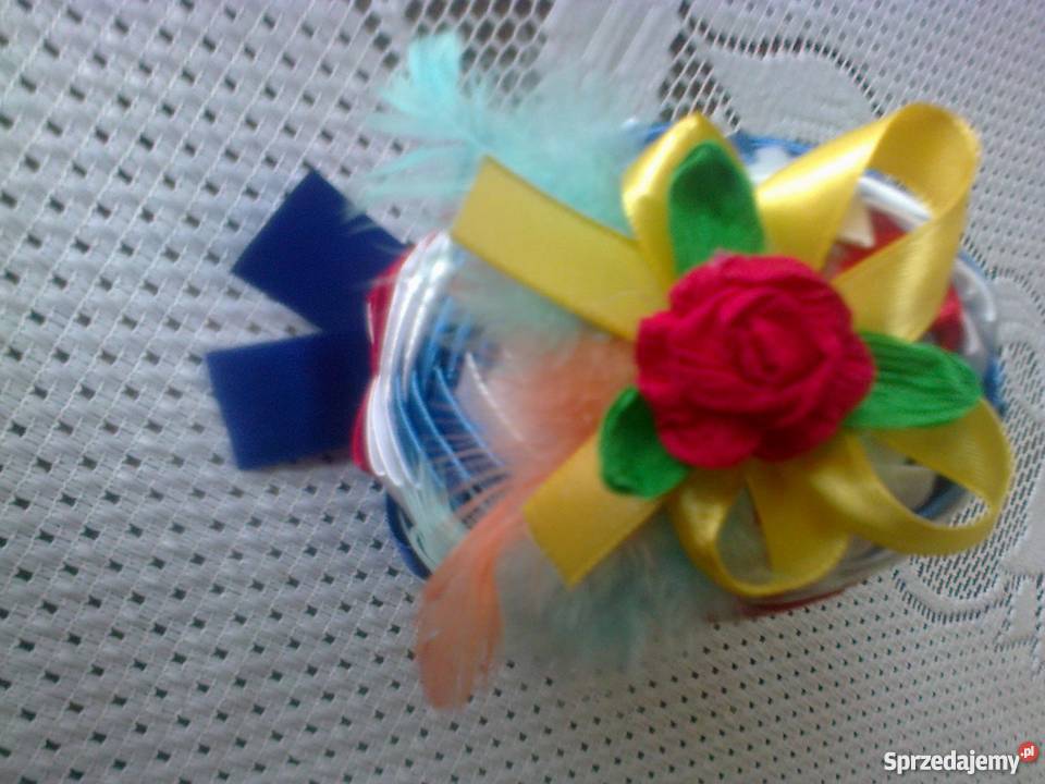 jajko styropianowe ze wstążki wys 13 małopolskie Nowy Sącz