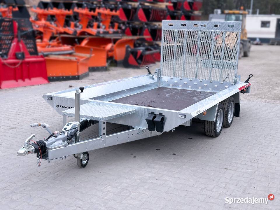 Przyczepa TEMARED BUILDERdo przewozu minikorpki Lawety