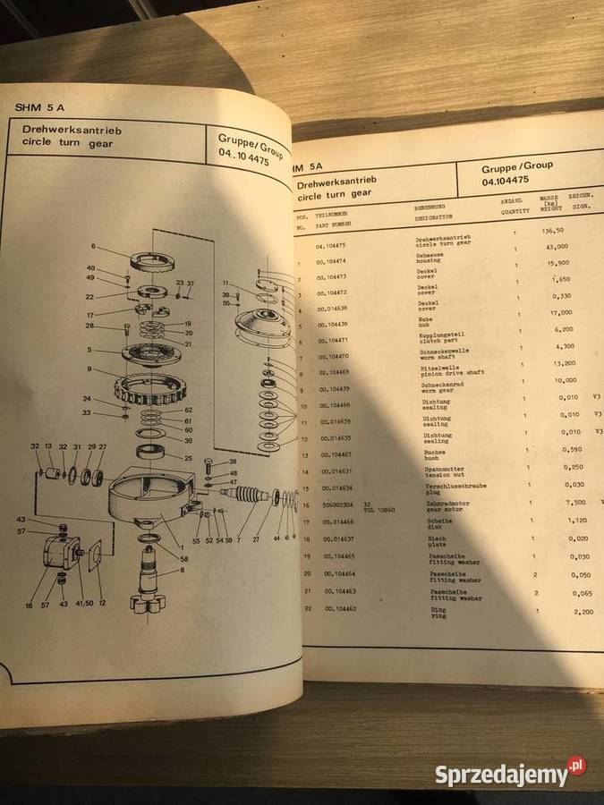 Motorgrader SHM Instrukcja serwisowa VEB Łęczyca
