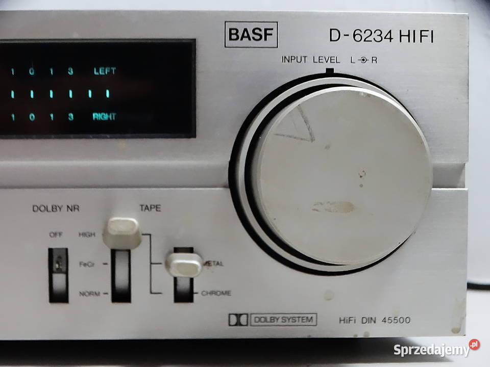 Magnetofon kasetowy BASF D6234 HiFi Vintage Deck lubelskie Biłgoraj sprzedam