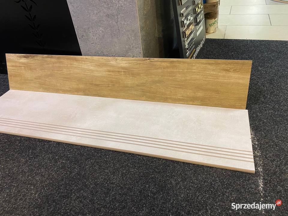 Stopnice gresowe 30x120 podstopnice drewno Podłogi i schody Zakopane sprzedam