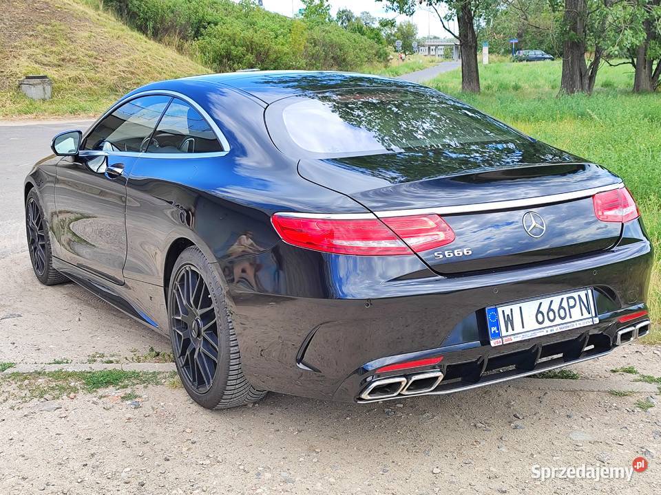 Mercedes S 500 Coupe 4Matic AMG czarny mazowieckie