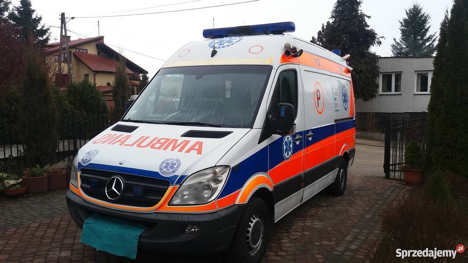 Ambulans karetka Mercedes Sprinter 319 v6 190 Biskupiec-Kolonia Druga