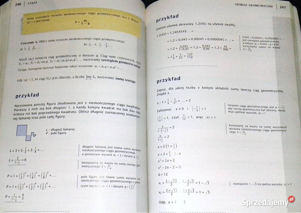 Matematyka z plusem 2 Podręcznik LO i technikum Rok wydania 2003 Chełm