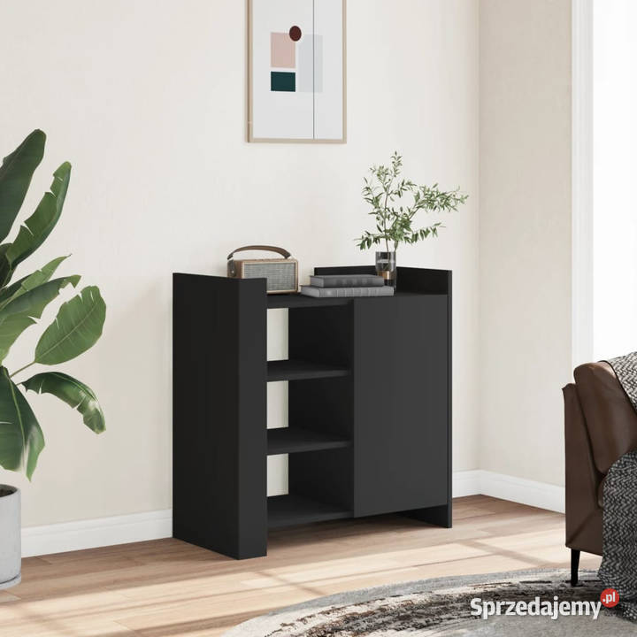 Szafka czarna 735x35x75 materiał drewnopochodny Warszawa