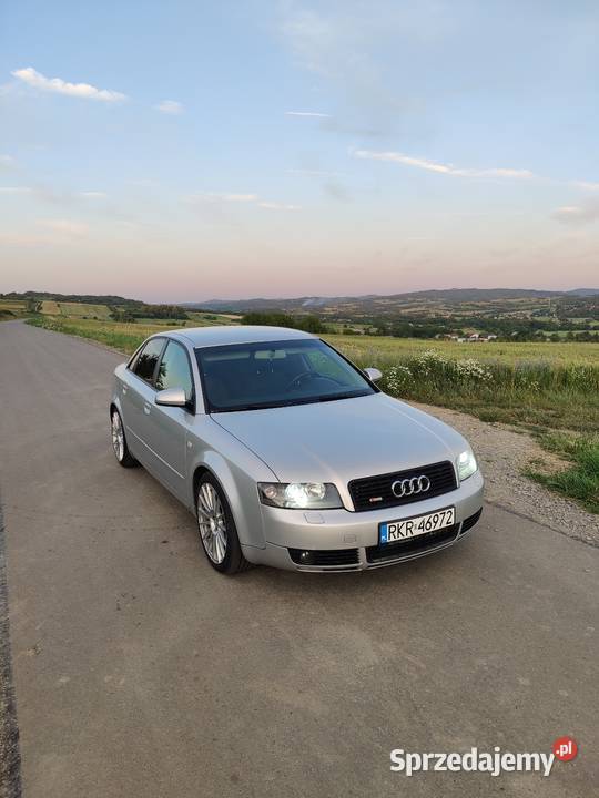 Audi A4 B6 18T Turbo LPG bluetooth sedan zadbane 4/5 Krosno