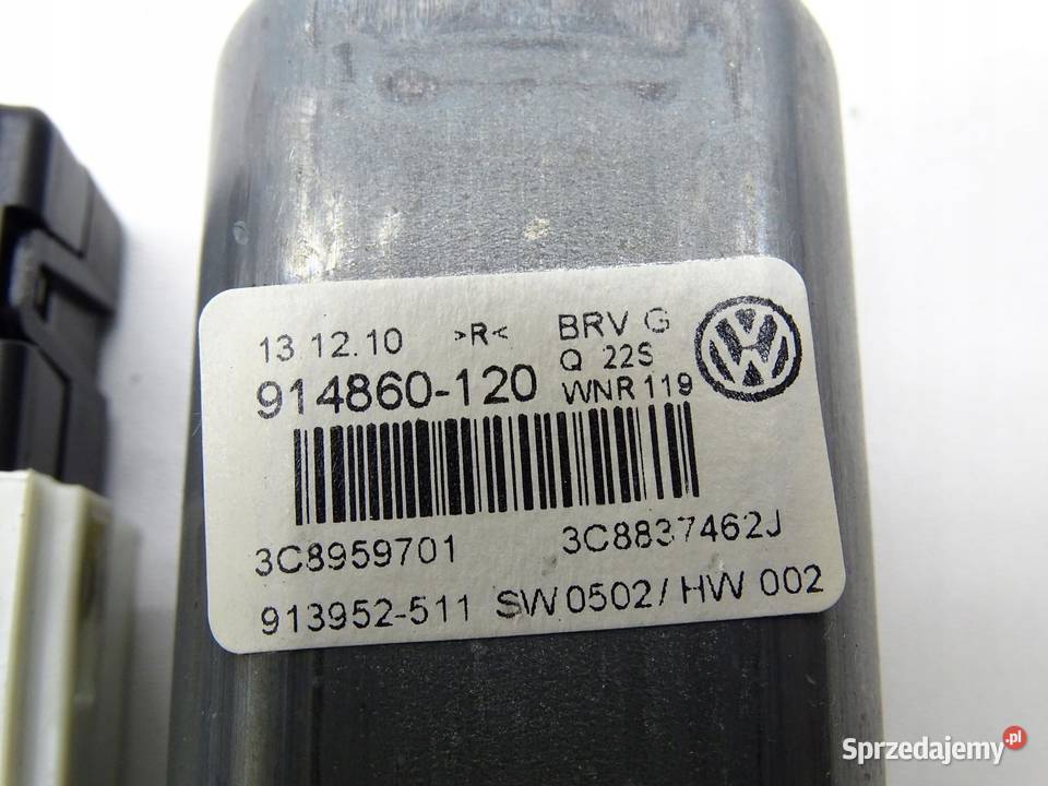 SILNICZEK SZYBY PRAWY PRZÓD PRZEDNI VW PASSAT B7 osobowe Wyposażenie elektryczne małopolskie