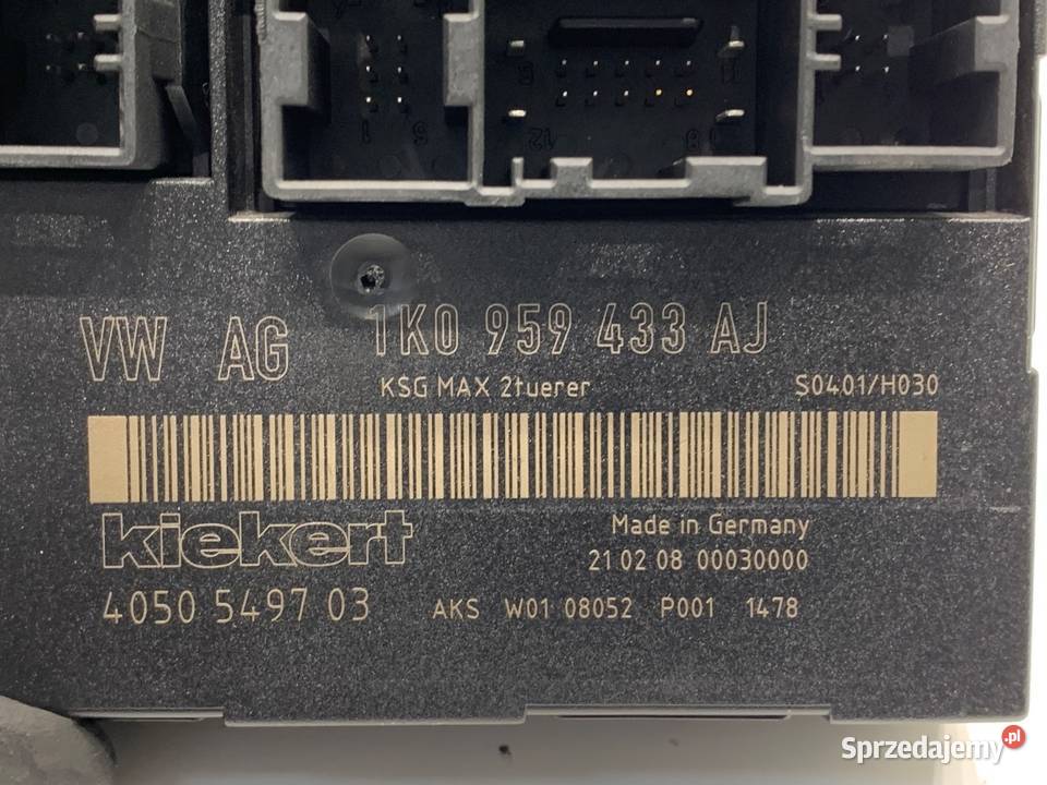 MODUŁ KOMFORTU VW GOLF V 1K0959433AJ Hatchback osobowe