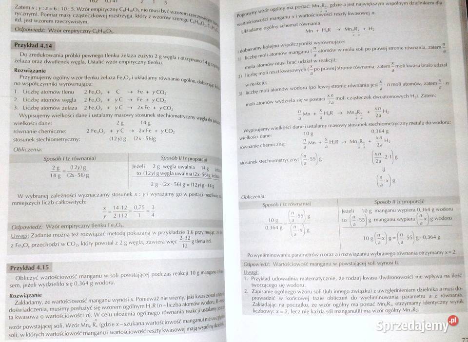 Zbiór zadań z chemii Krzysztof Pazdro Chełm