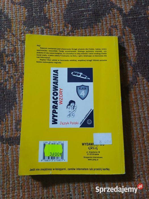 Opracowania Język polski Klasa 4a szkoła Turobin sprzedam