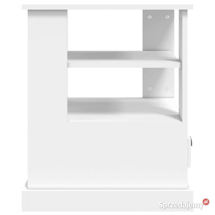 Stolik boczny biały 50x50x60 materiał Warszawa