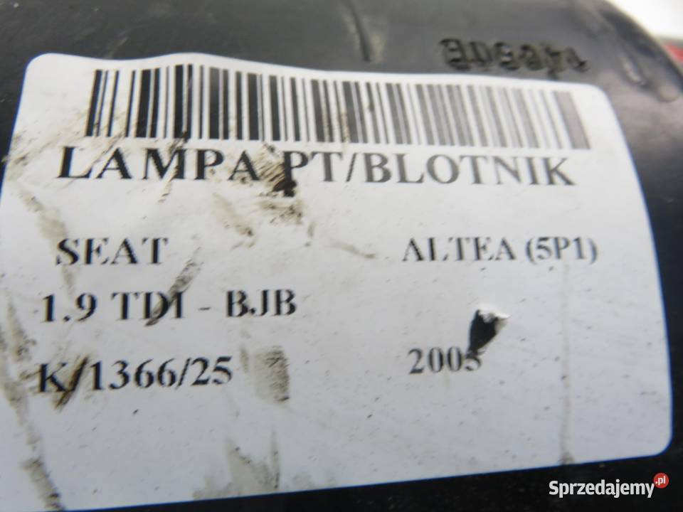 LAMPA PRAWA TYLNA SEAT ALTEA 5P1 5P0945096D sprzedam