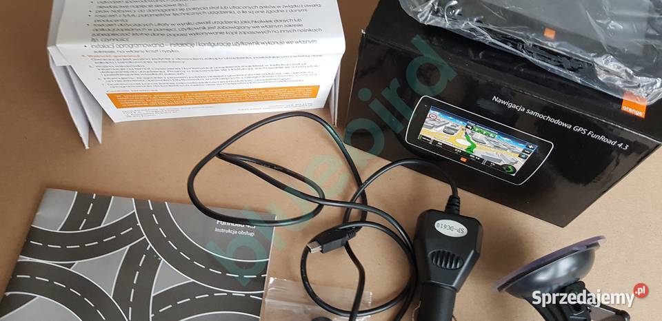 Nawigacja GPS FunRoad 43 uszkodzona na części do Kraków