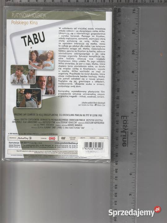 Tabu Grażyna Szapołowska DVD Pruszków