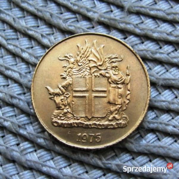 Islandia 1 Krona 1975r Numizmatyka Kalisz