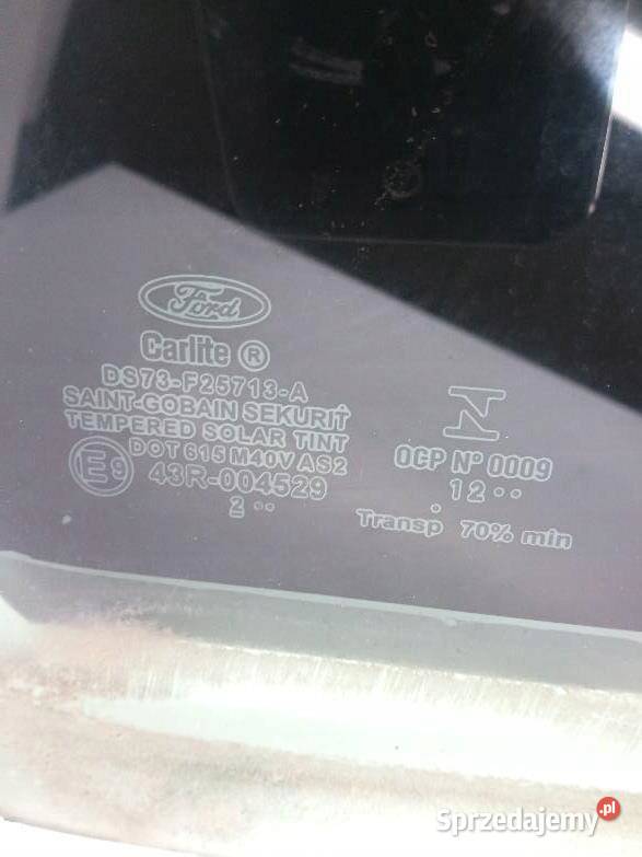 SZYBA DRZWI LEWY TYŁ 12 R SEDAN 4D CARLITE Ford świętokrzyskie