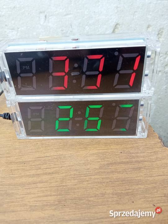 Sprzedam zegar cyfrowy wyświetlacz LED 26 mm śląskie Chorzów sprzedam