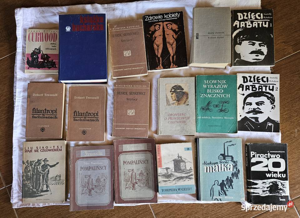 37 książek różny gatunek Płońsk