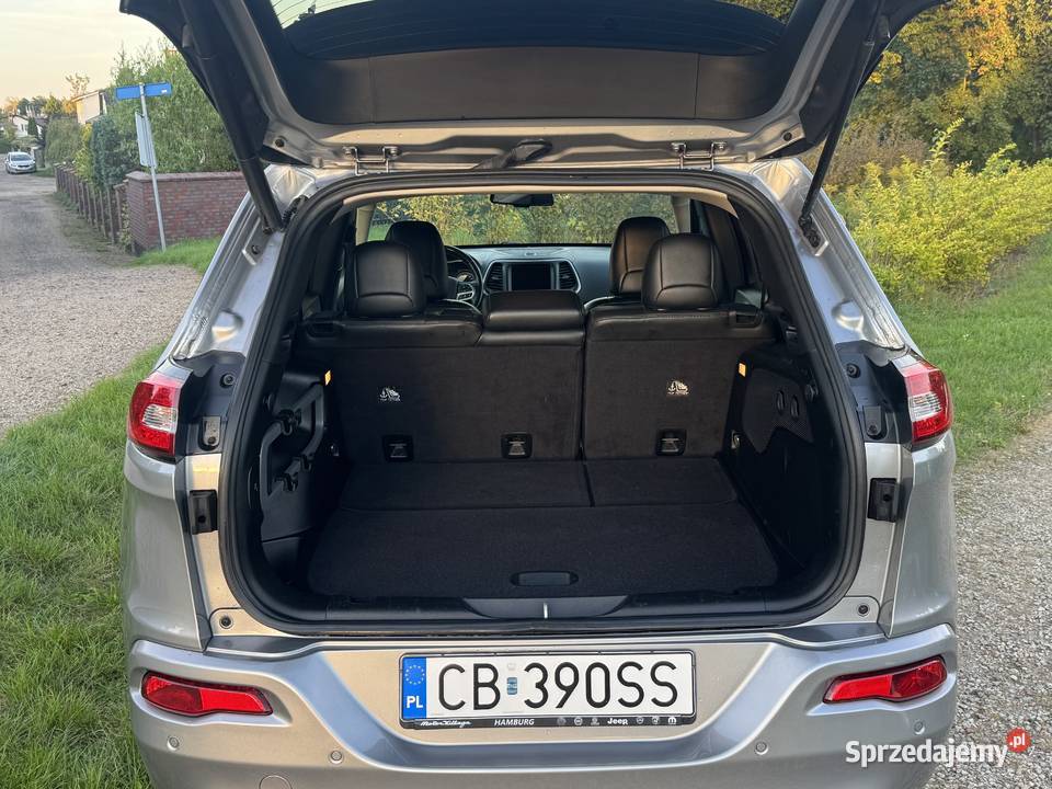 JEEP Cherokee KL Overland 22 diesel bezwypadkowy kujawsko-pomorskie Bydgoszcz sprzedam